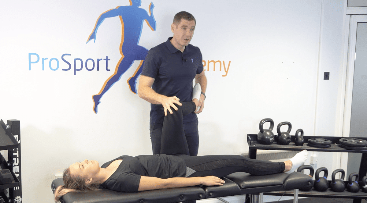 Using an internal rotation test to identify labral tears