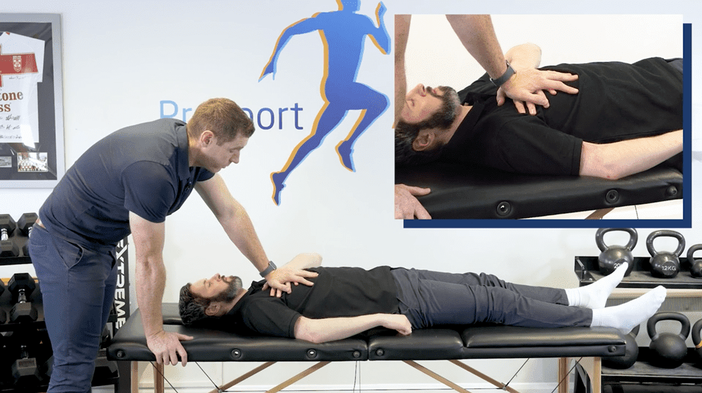 Physiotherapy passive ribcage assessment 
