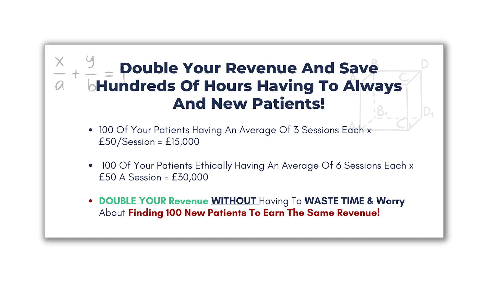 Doubling your clinic revenue with the Go-To Clinic Mastermind