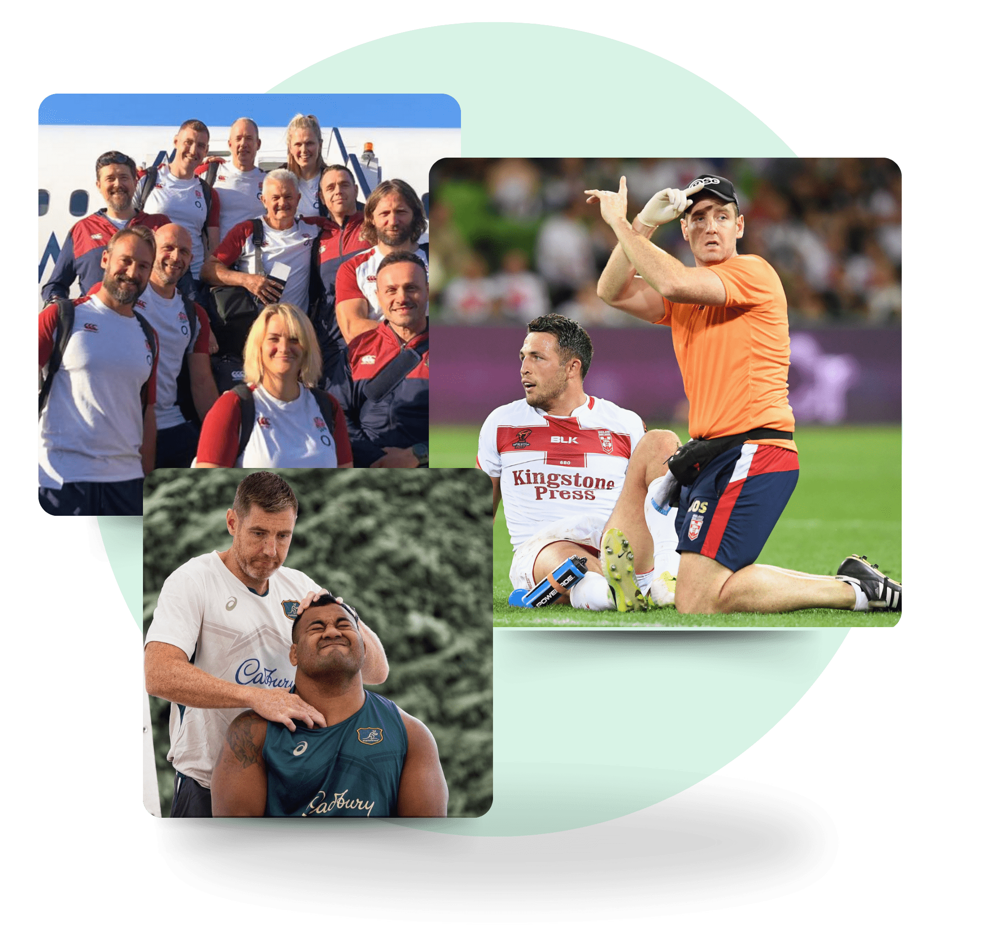 Dave O’Sullivan, Private Practice And Sports Physiotherapist at Rugby World Cups in Japan, France and Australia treating pro sports players