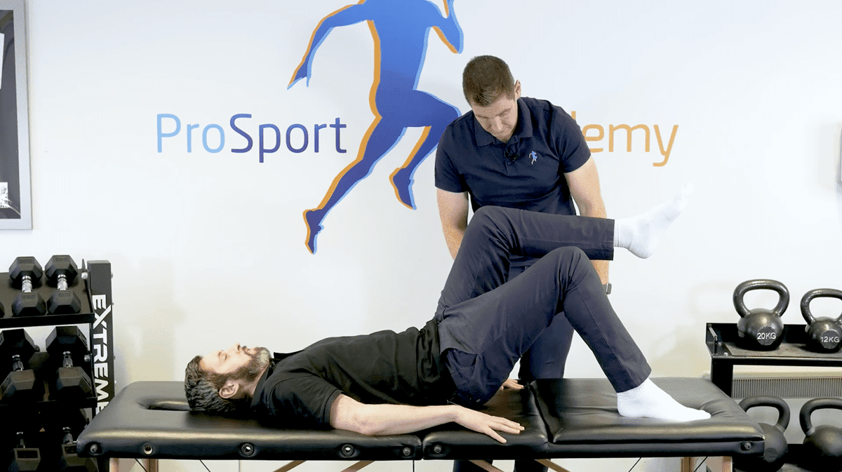 Single leg bridge through the midfoot - the best isometric hamstring exercises