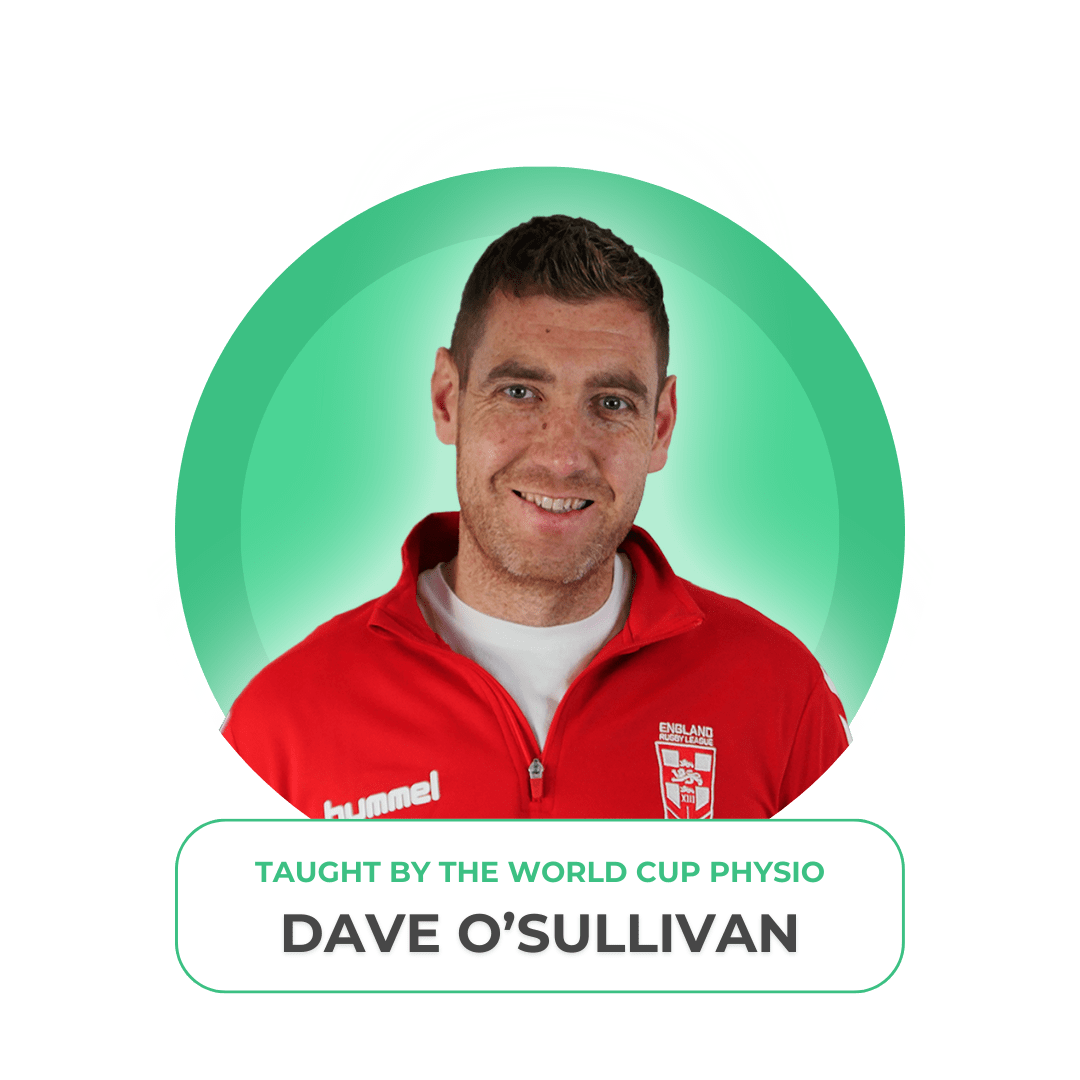 Dave O'Sullivan physiotherapist for England Rugby Union