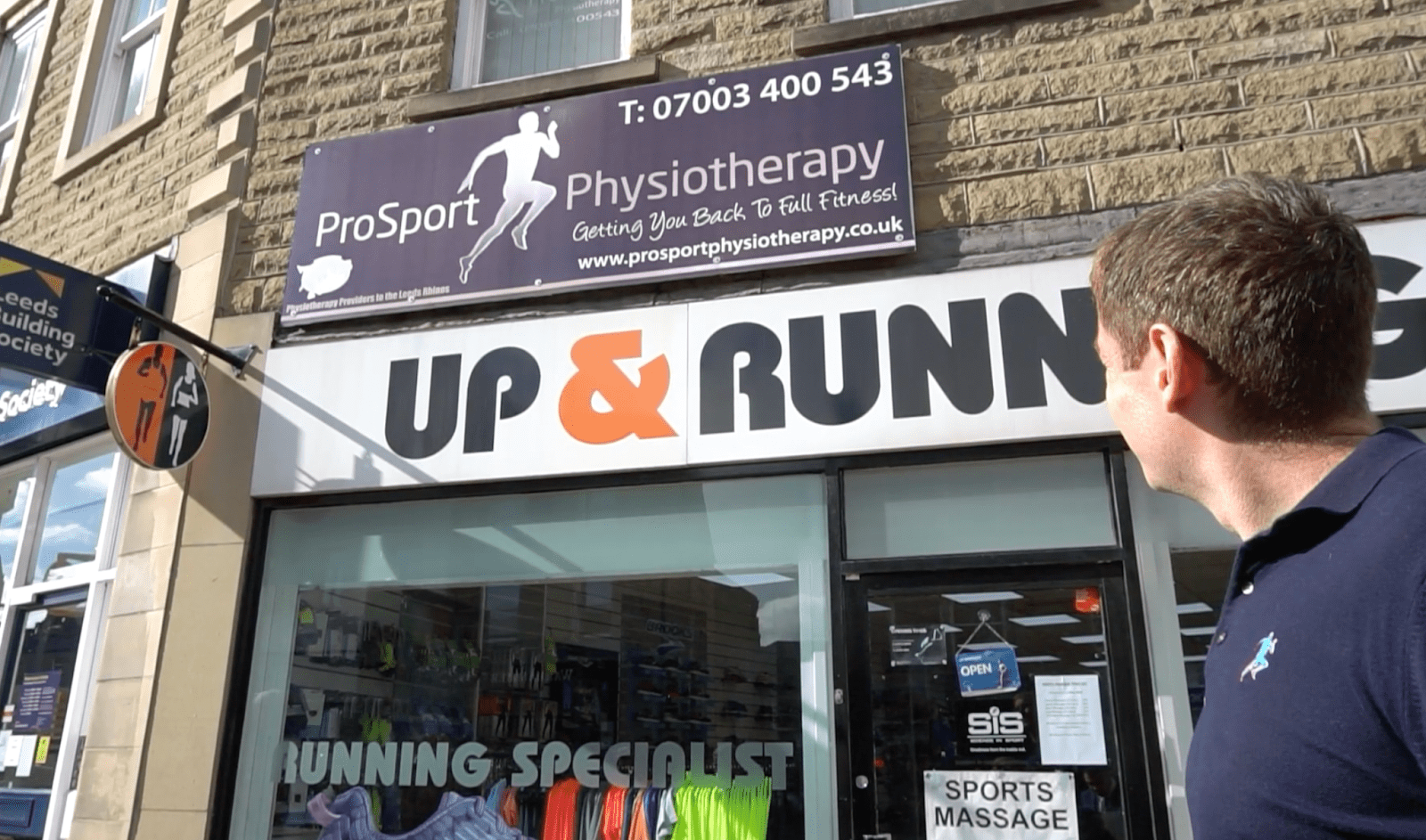 Dave O’Sullivan Physiotherapist and Clinic Owner in Huddersfield, UK.