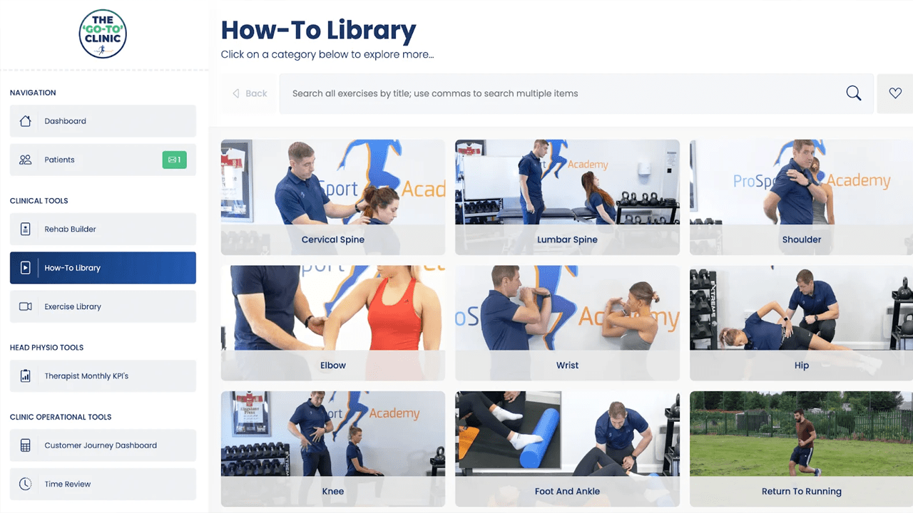 How To Library created for The Go To Therapists joining the Business Mentorship with Dave O'Sullivan